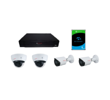 CP-UNS-4CAM40M-P Sada kamerového systému 4.0 Mpix, včetně NVR s integrovaným PoE switchem a HDD 1 TB
